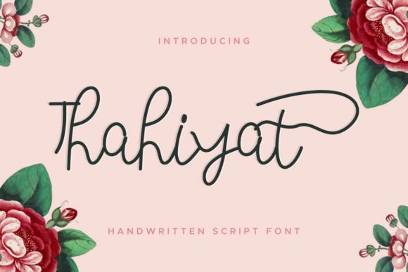 Thahiyat Font Poster 1