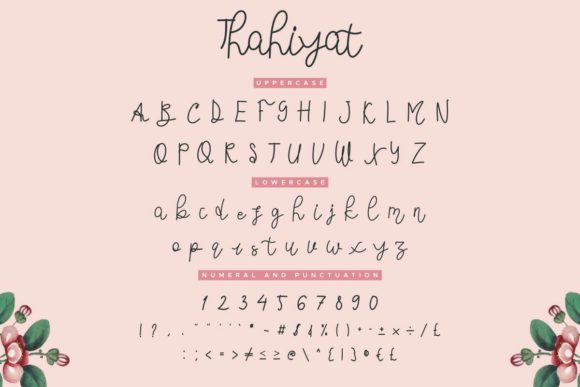 Thahiyat Font Poster 5