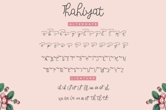 Thahiyat Font Poster 9