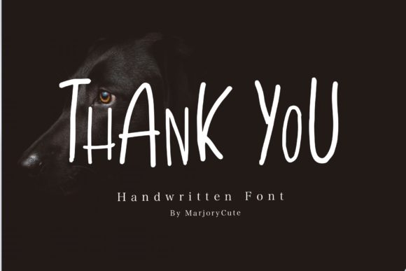 Thank You Font Poster 1