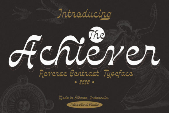 The Achiever Font Poster 1