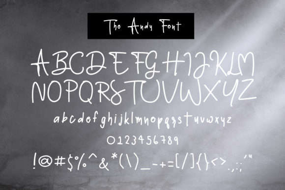 The Andy Font Poster 6