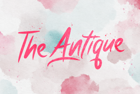 The Antique Font The Antique Font Poster 1