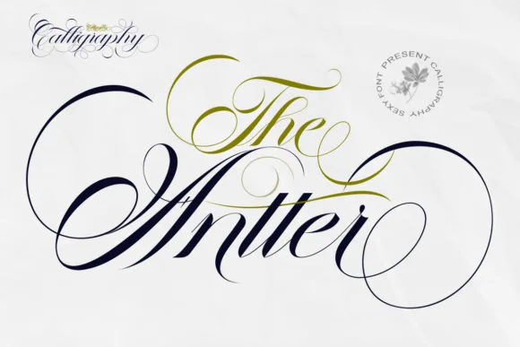 The Antter Font The Antter Font Poster 1