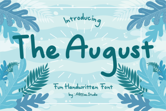 The August Font Poster 1