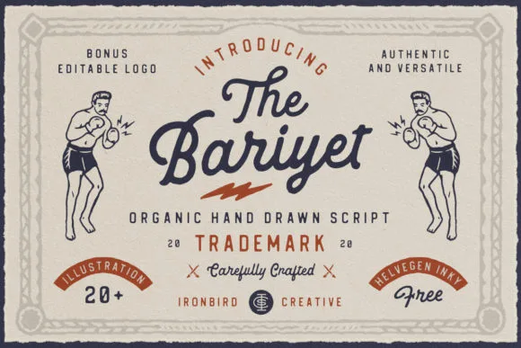 The Bariyet Font The Bariyet Font Poster 1