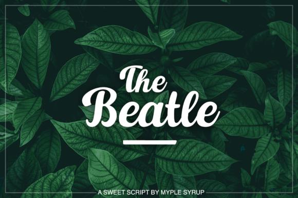 The Beatle Font Poster 1