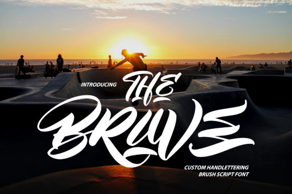 The Brave Font Poster 1