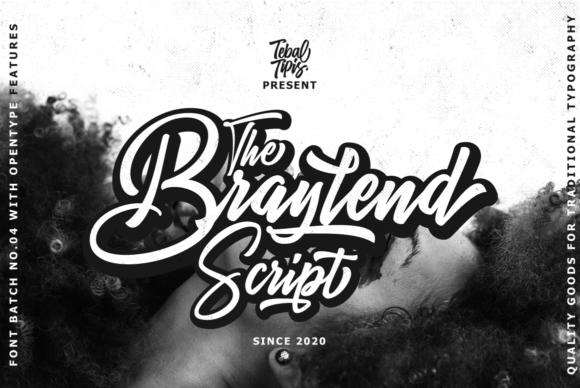 The Braylend Script Font Poster 1