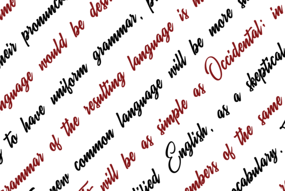 The Braylend Script Font Poster 10