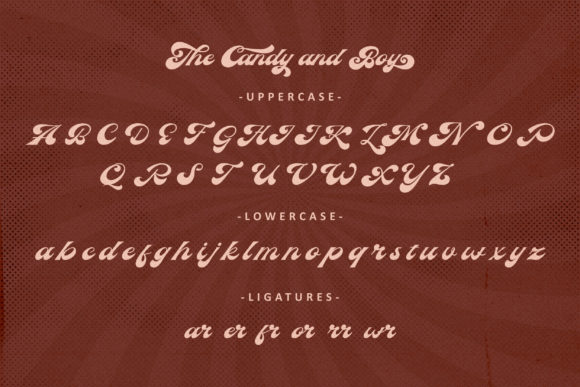 The Candy and Boy Font Poster 10