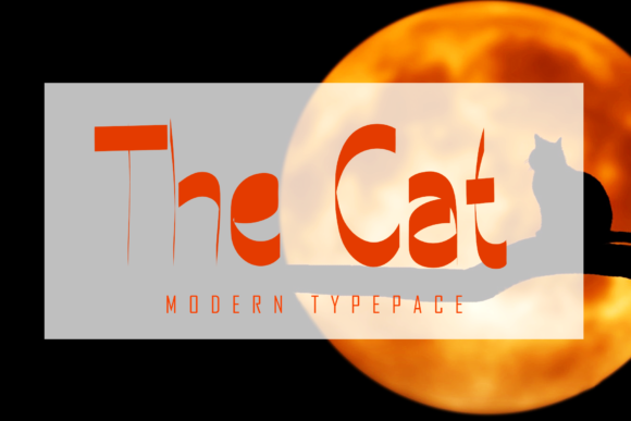 The Cat Font Poster 1