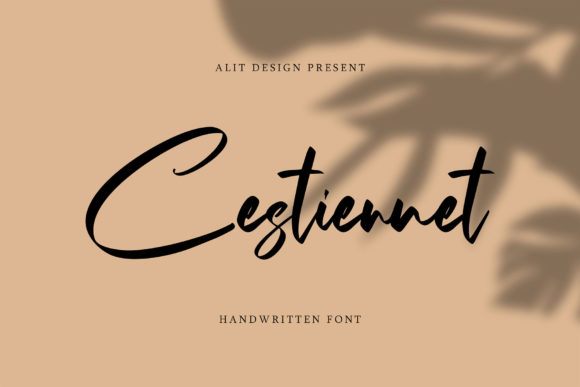 The Cestiennet Font Poster 1