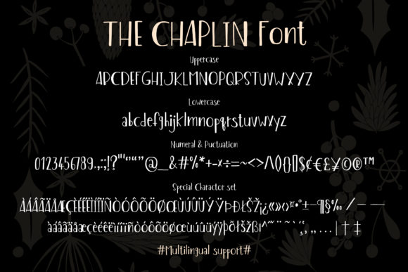 The Chaplin Font Poster 8