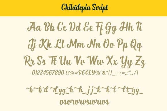 The Chiladepia Font Poster 7