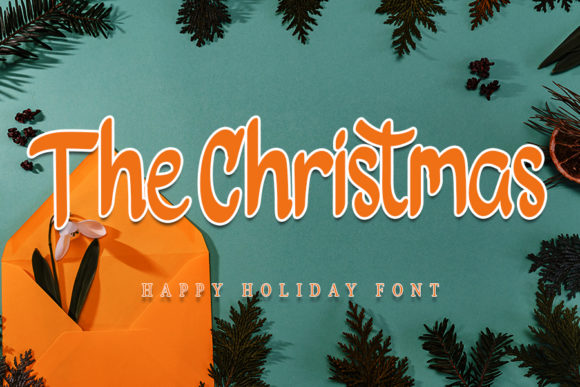 The Christmas Font Poster 1