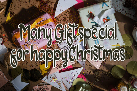 The Christmas Font Poster 4