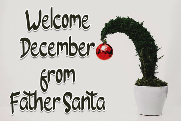 The Christmas Font Poster 5