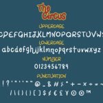 The Circus Font Poster 3