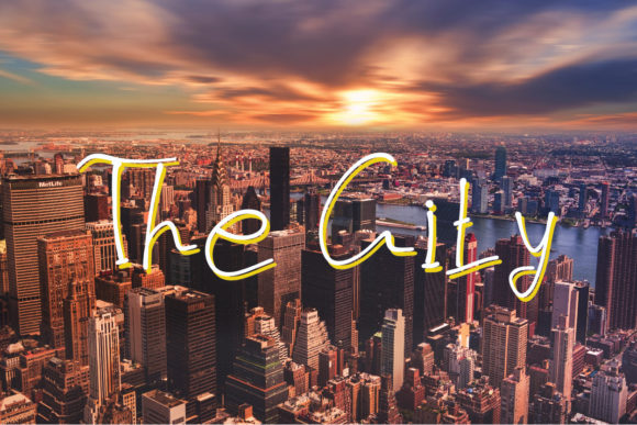 The City Font Poster 1