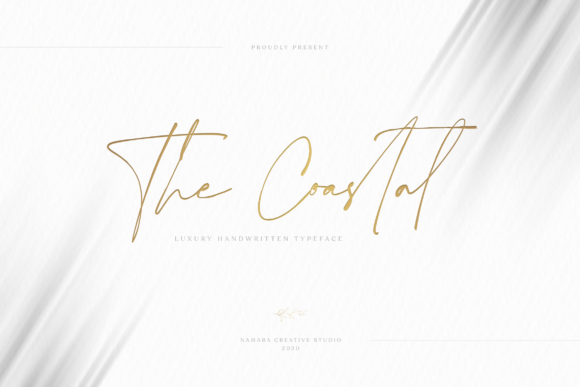 The Coastal Font The Coastal Font Poster 1