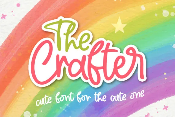 The Crafter Font The Crafter Font Poster 1