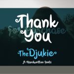 The Djukie Font Poster 11