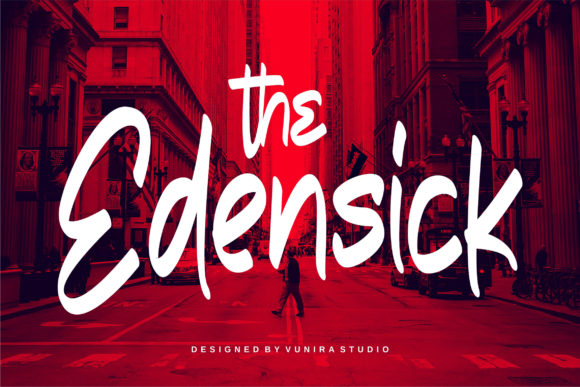 The Edensick Font Poster 1