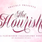 The Flourish Font Poster 1