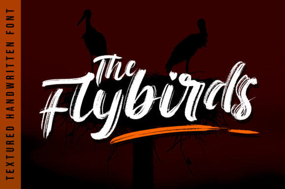 The Flybirds Font Poster 1