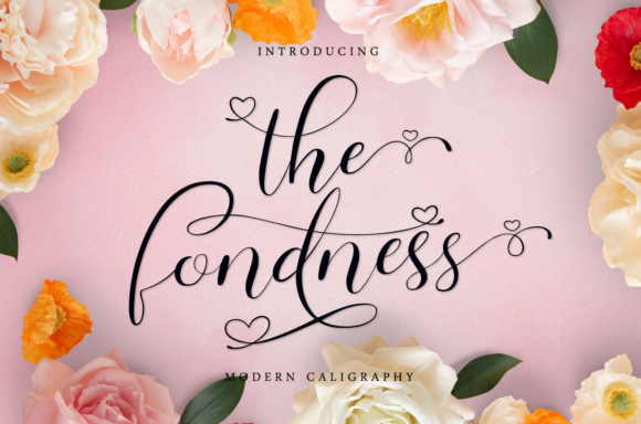 The Fondness Font Poster 1
