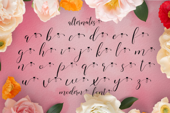 The Fondness Font Poster 6