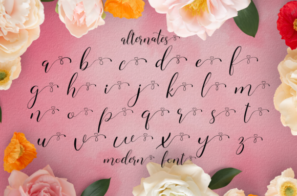 The Fondness Font Poster 7