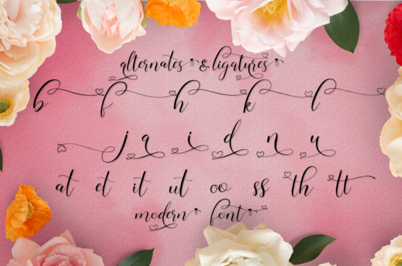 The Fondness Font Poster 8