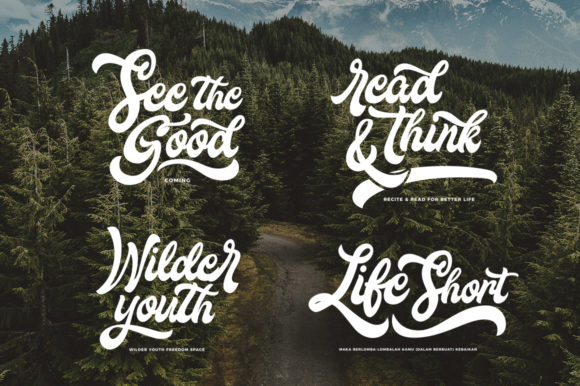 The Fountain Font Poster 11