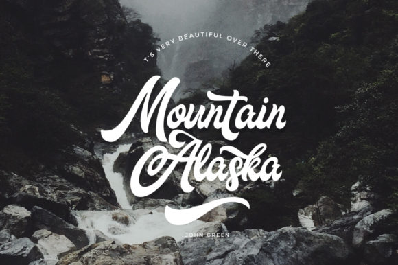 The Fountain Font Poster 7