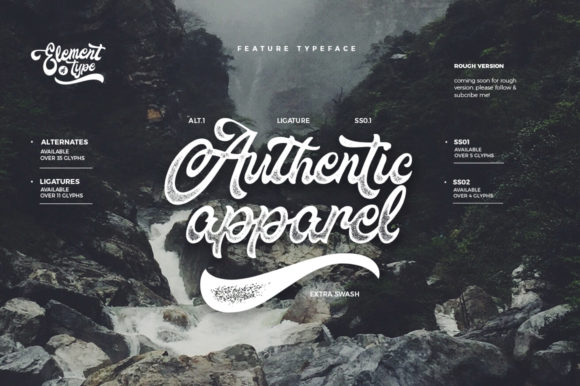 The Fountain Font Poster 10