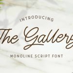 The Gallery Font Poster 1