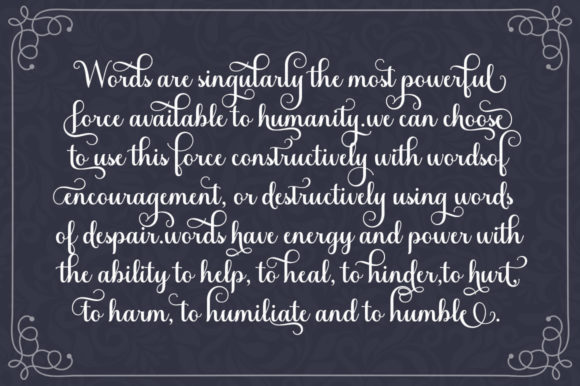 The Glisten Font Poster 5