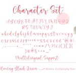The Glowing Black Queen Font Poster 3