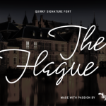 The Hague Font Poster 1