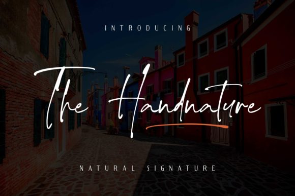 The Handnature Font Poster 1