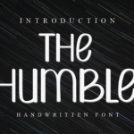 The Humble Font Poster 1