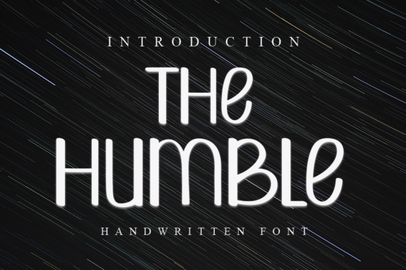 The Humble Font Poster 1