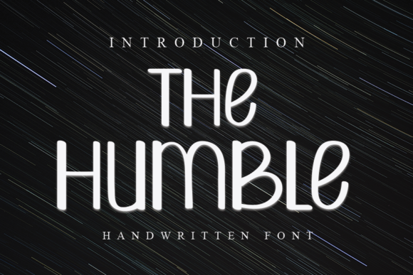 The Humble Font