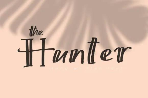 The Hunter Font Poster 1