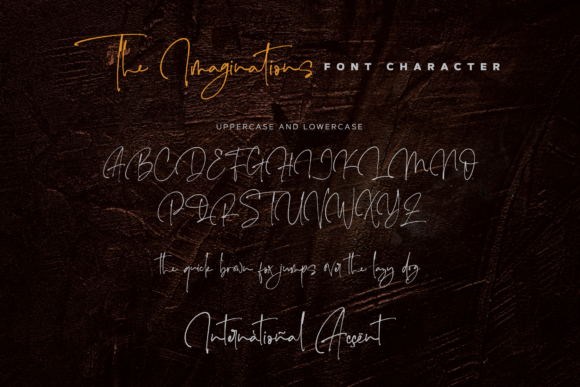 The Imaginations Font Poster 9