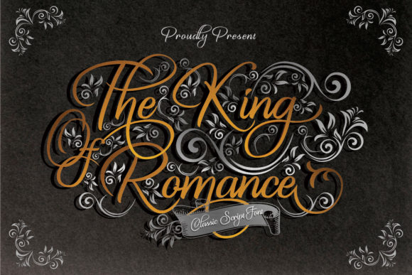 The King of Romance Font Poster 1