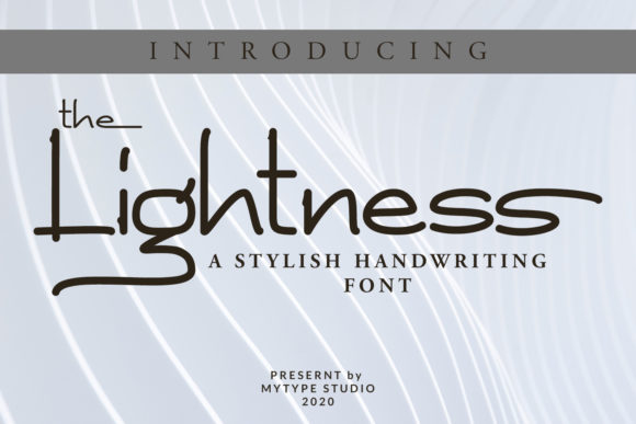 The Lightness Font