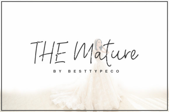 The Mature Font Poster 1